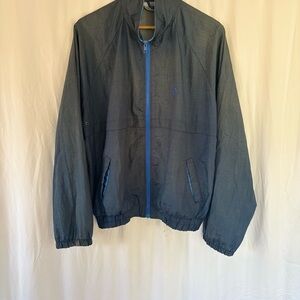 VTG 90’s Turnburry Classics Golf Windbreaker Rain Jacket Blue Zip Up | Size L |